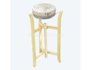 Solid Wood Upright Stand for Bangu