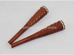 Rosewood Erhu Pegs, Spiral, 1 Set (2 Pieces), Customizable