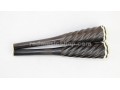 Ebony Gaohu Pegs, Spiral, 1 Set (2 Pieces), Customizable