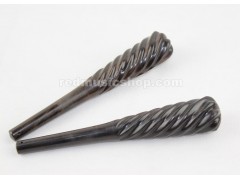 Ebony Jing Erhu Pegs, Spiral, 1 Set (2 Pieces), Customizable