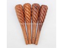 Rosewood Pipa Pegs, Spiral, 1 Set (4 Pieces), Customizable