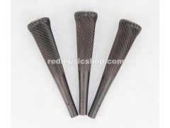 Ebony Xiao Sanxian(Small Sanxian) Pegs, 1 Set (3 Pieces), Customizable