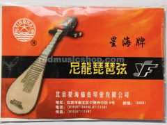 Xinghai Professional Nylon Pipa Strings, Stranded Steel Core Nylon Wound, 1 Set, #1- #4, E0163