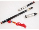 Professional Ebony Bawu Flute, Played Horizontally and Vertically, E0421