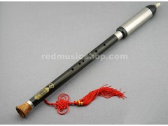 Professional Ebony Bawu Flute, Played Vertically