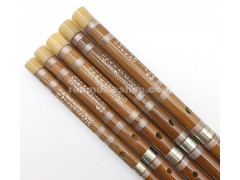 精製・シングルソケット・白銅製の笛　原色