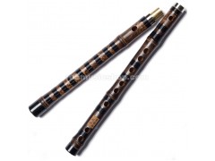 Professional Concert Grade Purple Bamboo Flute Dizi by Dong Xuehua