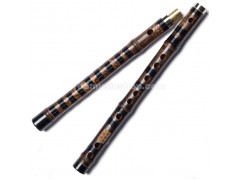 Professional Concert Grade Purple Bamboo Flute Dizi by Dong Xuehua, E0292