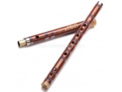 Xindi, Without Membrane Hole, Exquisite Concert Grade Bamboo Flute Dizi by Dong Xuehua, 8885, E1420