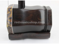 Engraved Professional Ebony ERHU Instrument, with tutorial book+DVD(English) 