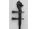 Quality Engraved Professional Ebony ERHU Instrument, Dragon head carving,with tutorial book+DVD(English) 