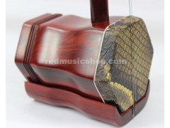 Quality Engraved Professional Red Sandalwood ERHU Instrument, with tutorial book+DVD(English) E0031