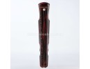 Concert Grade Aged Chinese Fir Wood Guqin, Black and Red Colour, 7-string Zither, E1113