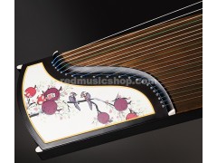 Quality Ebony Guzheng, Chinese 21-string Zither, E1162
