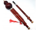Professional Rosewood Hulusi, Two Keys Supported, Detachable and Adjustable, E0541