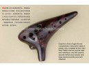 Classic 12 Hole Alto C Ocarina Ceramic Flute