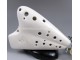 FengYa Alto C Ocarina Ceramic Flute, Double Pipes, for Professional