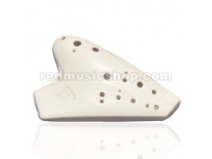 FengYa Alto C Ocarina Ceramic Flute, Double Pipes, for Professional