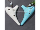 Fengya 12 Hole Ocarina Ceramic Flute, for Professional, 3 Keys Available