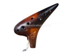 Classic FengYa 12 Hole Ocarina Ceramic Flute, for Professional, 7 Keys Available