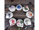 风雅6孔陶笛，手绘精品，2种调、8种图案可选, E0656