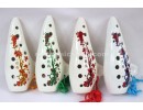 12 Hole Alto C SUBMARINE Ocarina Ceramic Flute, 4 Colors Available