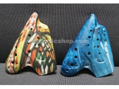 Plastic Triple Ocarina Alto C, for Professional