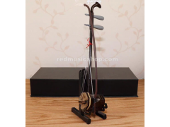 Miniature Chinese Erhu Model, with Stand and Case, 2 Sizes Selectable