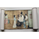 Traditional Chinese Painting Reproduction, Han Xizai's Night Revels, by Gu Hongzhong, with Case, E2004