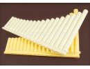 16/18 Pipes Paixiao, Pan Flute, Panpipes, C Key for Beginners, with Mouthpiece and Long Pipes, E0940