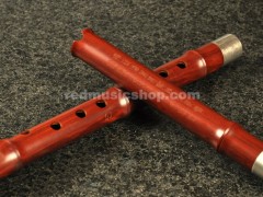 Professional Short Xiao, Red Sandalwood, 8 Holes, 2 Sections