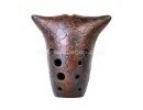 Concert Grade 10 Hole Chinese Xun Pottery Flute, XUN-NT, 12 Notes